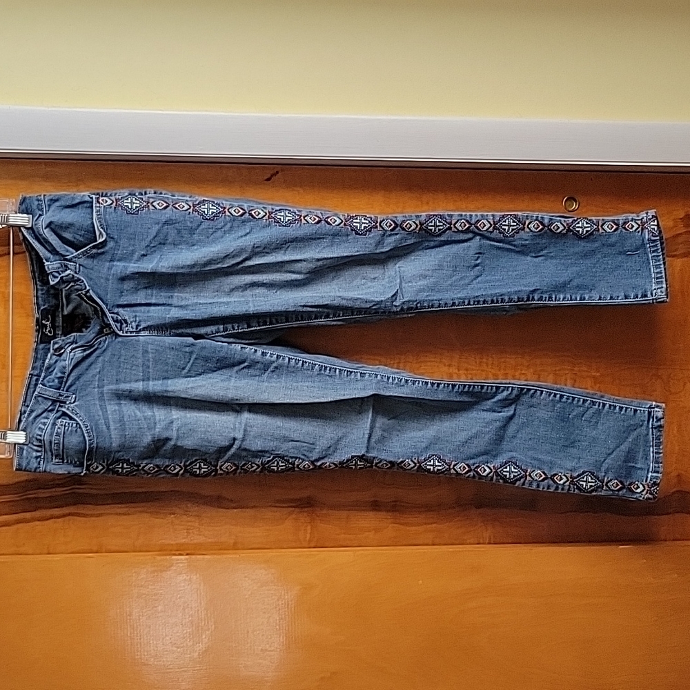 Embroidered jeans
